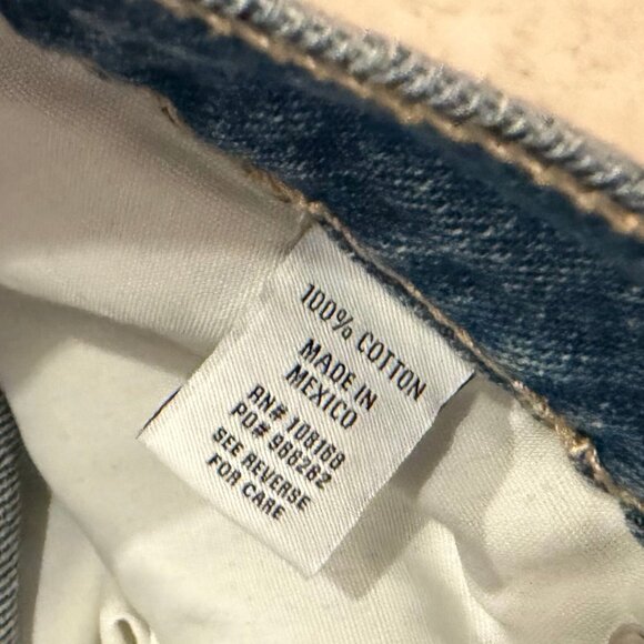 RSQ Wide Leg Low Rise Dark Denim Size 27 - Picture 4 of 5